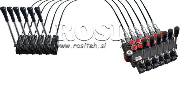 JOYSTICK ΔΙΠΛΗΣ ΛΑΒΗΣ 2.5 μ. ΥΔΡΑΥΛΙΚΗ ΒΑΛΒΙΔΑ 6xP40 λίτρα