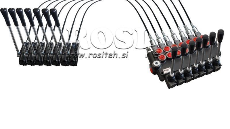 JOYSTICK ΔΙΠΛΗΣ ΛΑΒΗΣ 1 μ ΥΔΡΑΥΛΙΚΗ ΒΑΛΒΙΔΑ 7xP40 λίτρα