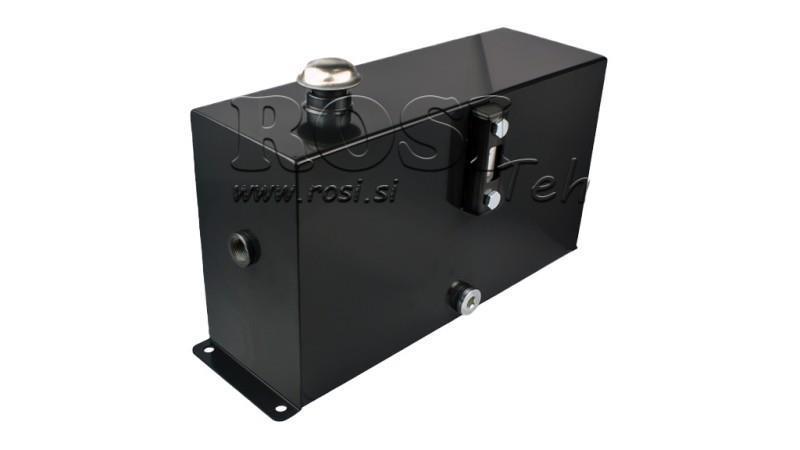 ΜΕΤΑΛΛΙΚΟΣ ΔΕΞΑΜΕΝΗ 12 ΛΙΤΡΩΝ ΚΥΒΟΣ 255x120x450mm ΠΛΗΡΗΣ ΜΕ ΕΞΟΠΛΙΣΜΟ