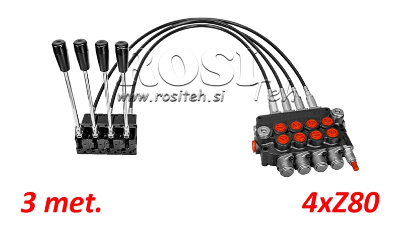 KIT 4xZ80 + JOYSTICK 1 ΘΕΣΗ L3000