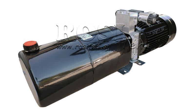 ΜΙΝΙ ΥΔΡΑΥΛΙΚΟ ΣΥΝΟΛΟ 380V AC (2.2 kW) 120 bar - 8.0 cc - 11.2 λίτρα/λεπτό - δεξαμενή 12 λίτρα