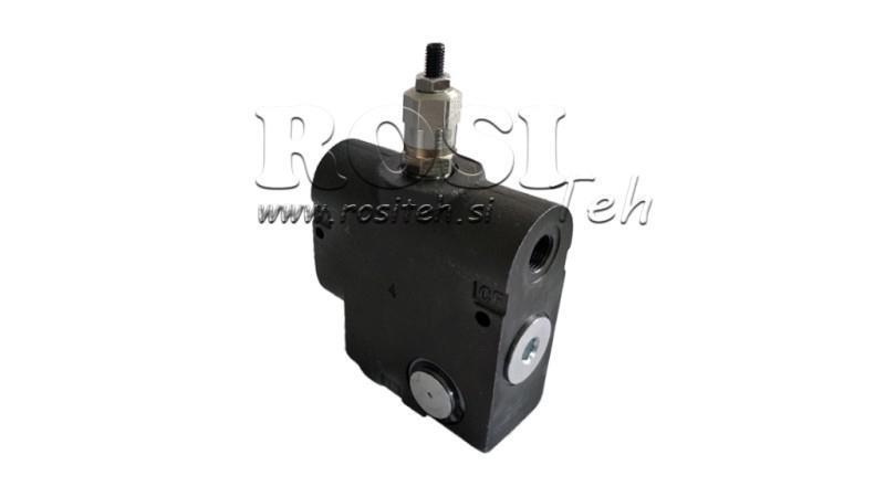 ΒΑΛΒΙΔΑ ΠΡΟΤΕΡΑΙΟΤΗΤΑΣ 3/4 ΜΕ ΚΛΙΜΑΚΑ ΚΑΙ ΒΑΛΒΙΔΑ ΑΣΦΑΛΕΙΑΣ 0-110λίτρα, 0-200bar