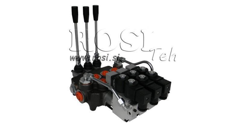 HYDRAULICKÝ KLOBOUK 3xP80 - EO 12V