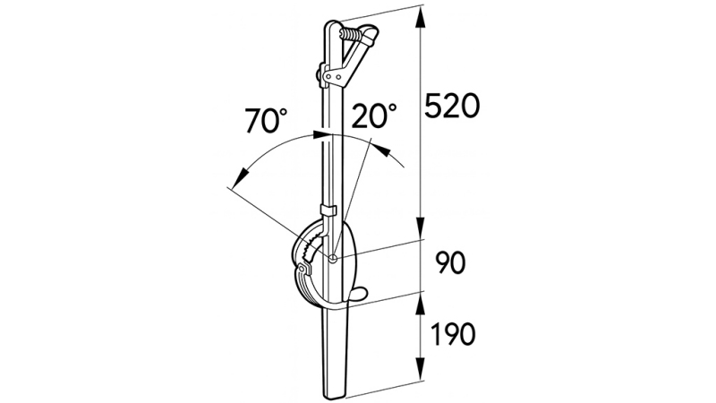 PULL HANDLE FOR LOADER