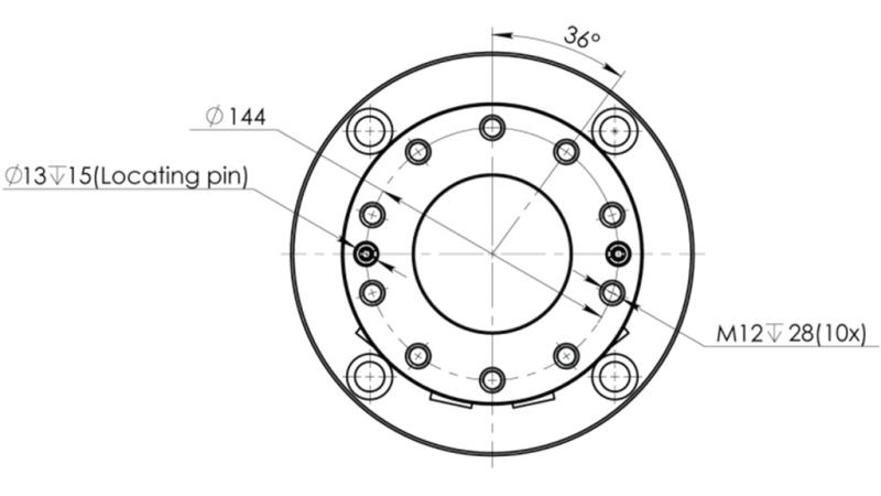 ΥΔΡΑΥΛΙΚΟΣ ΡΟΤΑΤΟΡΑΣ CPR5-01 10000/5000 KG