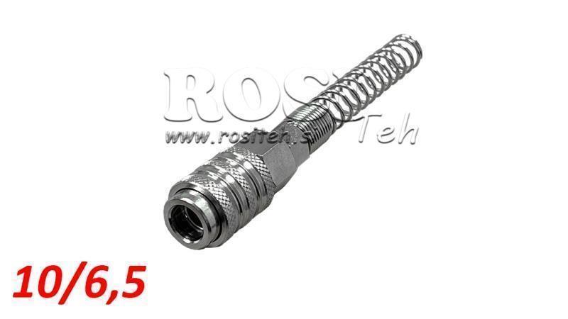 ΠΝΕΥΜΑΤΙΚΗ ΓΡΗΓΟΡΗ ΣΥΝΔΕΣΗ ΘΗΛΥΚΗ ΕΛΑΤΗΡΙΟ 10/6.5 - DN7.2