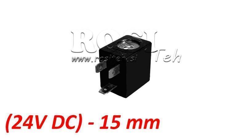 (15) ΗΛ. ΜΑΓ. ΣΠΙΡΑΛ 24V DC 2.5W ΓΙΑ ΠΝΕΥΜΑΤΙΚΗ ΒΑΛΒΙΔΑ 1/8