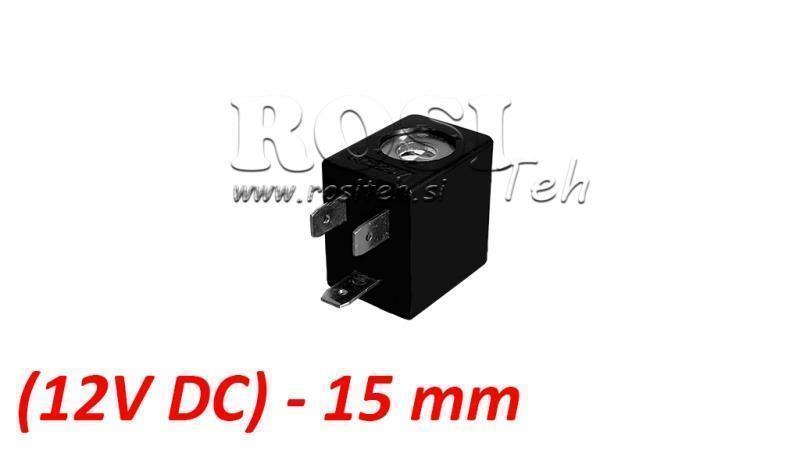 (15) ΗΛ. ΜΑΓ. ΣΠΙΡΑΛ 12V DC 2.5W ΓΙΑ ΠΝΕΥΜΑΤΙΚΗ ΒΑΛΒΙΔΑ 1/8