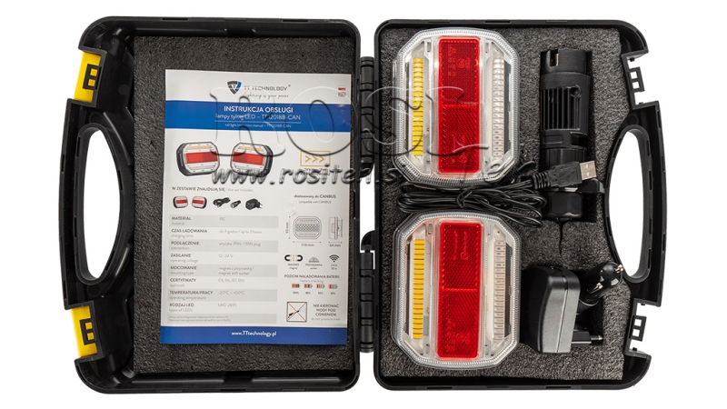 KOMPLET LED MAGNETNIH LUČI - BREZŽIČNA 12/24 V CANBUS