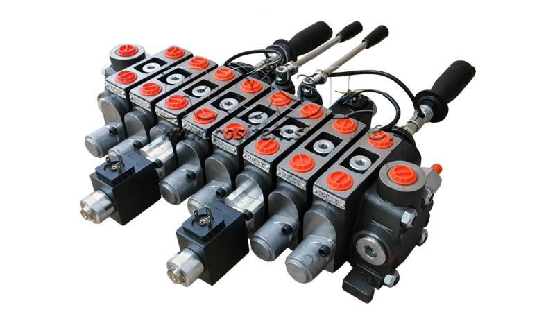 ΥΔΡΑΥΛΙΚΗ ΒΑΛΒΙΔΑ HIAB 8xPC70   2x JOYSTICK - ΗΛΕΚΤΡΙΚΟΣ ΕΛΕΓΧΟΣ 12V