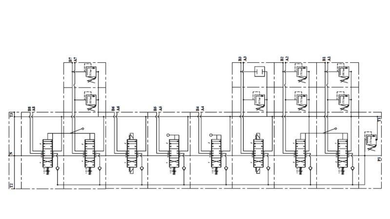 ΥΔΡΑΥΛΙΚΗ ΒΑΛΒΙΔΑ HIAB 8xPC70   2x JOYSTICK - ΗΛΕΚΤΡΙΚΟΣ ΕΛΕΓΧΟΣ 12V