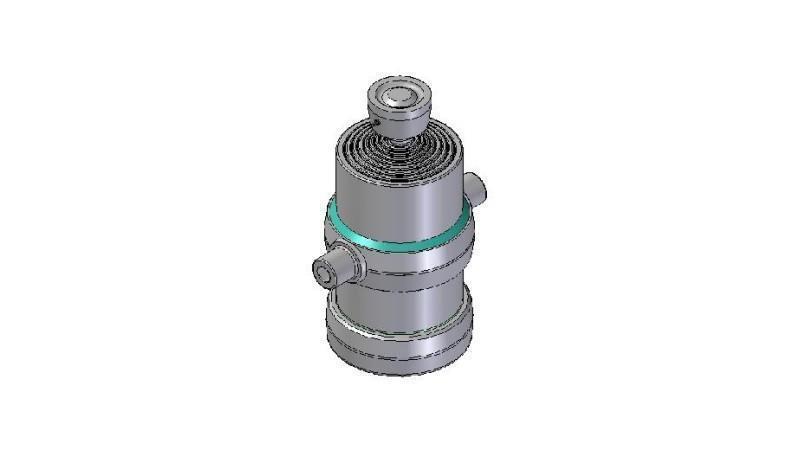 8004S -TELESCOPIC ZYLINDER STANDARD/KUGEL 8 STUFEN HUBLÄNGE 1940 DURCHMESSER 190