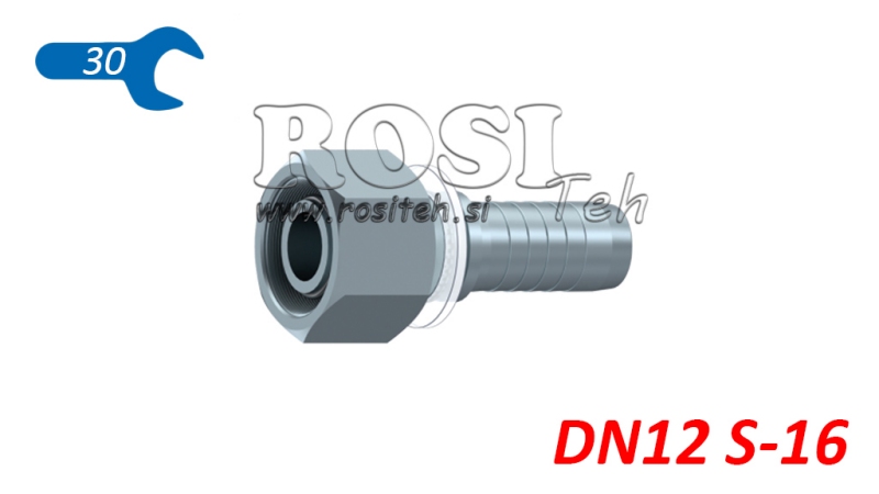 CONEXIUNE HIDRAULICĂ DKOS 16 S FEMELĂ DN12-M24X1,5