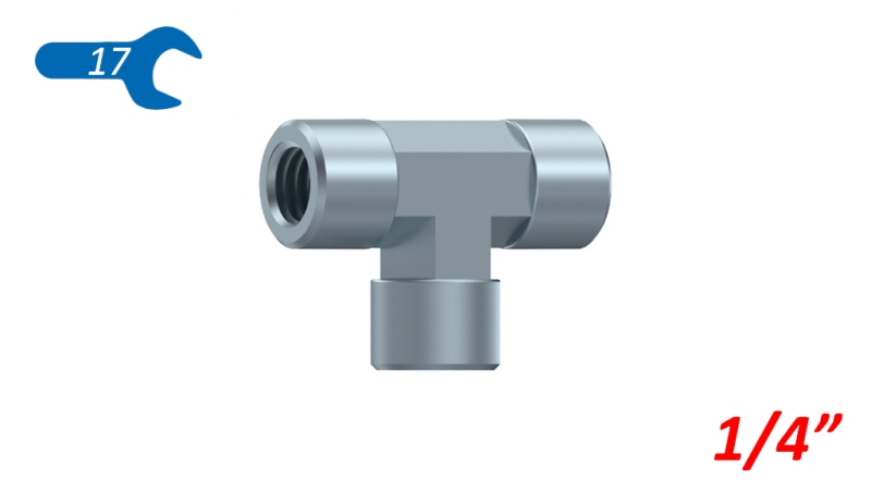 ΥΔΡΑΥΛΙΚΟ Τ ΠΑΡΑΚΛΑΔΙ ΓΥΝΑΙΚΕΙΟ-ΓΥΝΑΙΚΕΙΟ 1/4