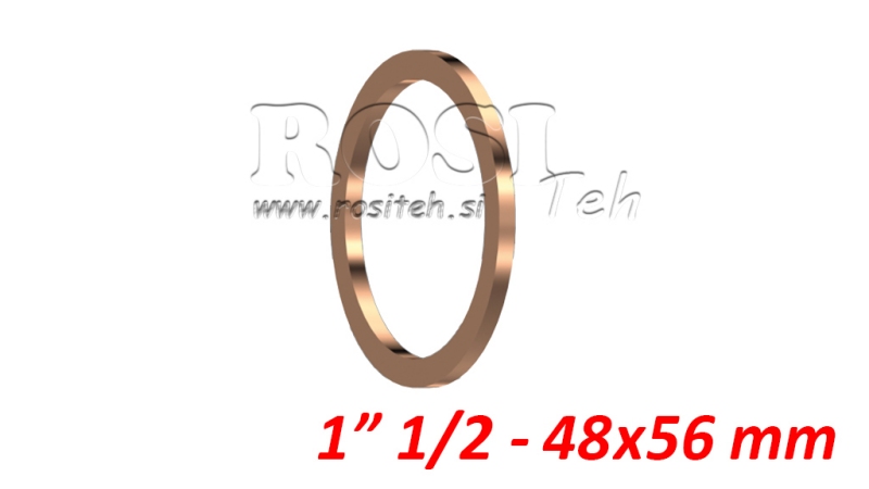 ΧΑΛΚΙΝΗ ΡΟΔΕΛΑ 1 1/2 - 56X48 MM