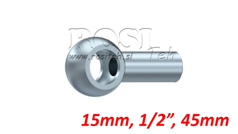 ΜΕΤΑΛΛΙΚΟΣ ΣΩΛΗΝΑΣ BANJO 1/2 45mm