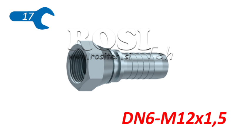 ΥΔΡΑΥΛΙΚΗ ΣΥΝΔΕΣΗ BSP ΘΗΛΥΚΗ DN6-M12X1,5
