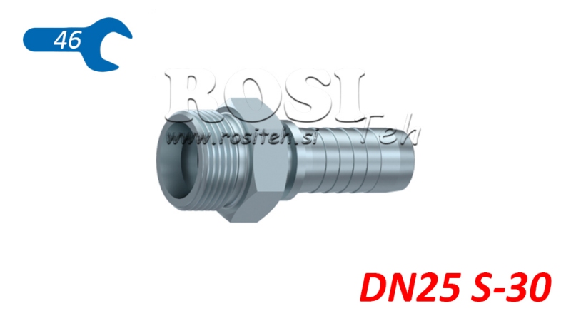 CONEXIUNE HIDRAULICĂ CES 30 MALE DN25-M42X2