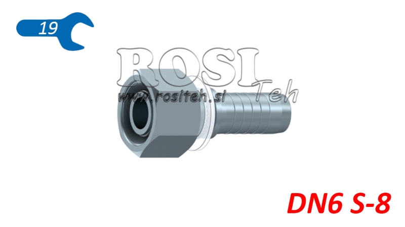 CONEXIUNE HIDRAULICĂ DKOS 8 CU FEMEIE DN6-M16X1,5