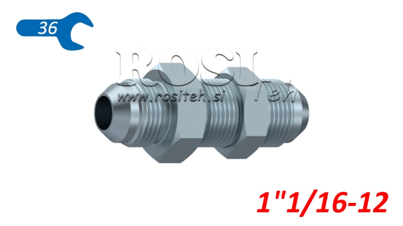 HIDRAVLIČNI PREGRADNI DVOVIJAČNIK JIC74° 1 1/16-12 UNF