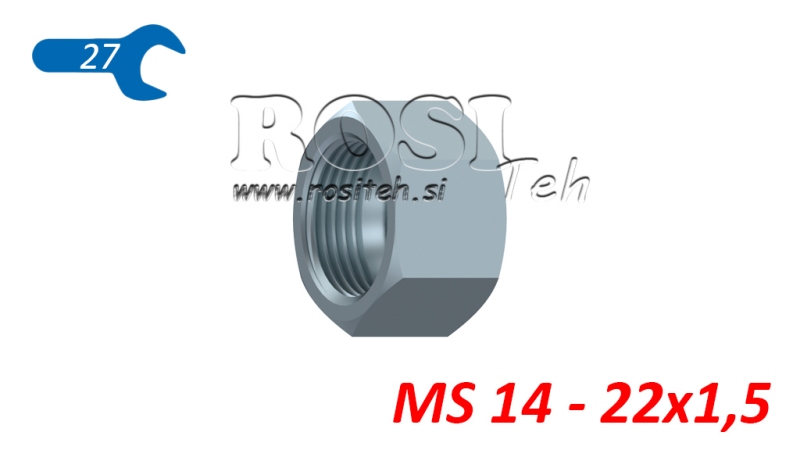 ΥΔΡΑΥΛΙΚΗ ΒΙΔΑ MS 14 - 22X1.5