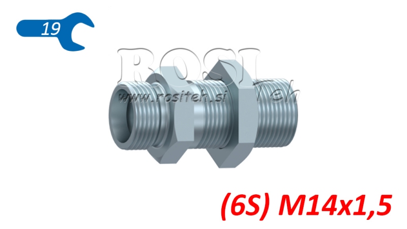 ΥΔΡΑΥΛΙΚΟΣ ΔΙΠΛΟΣ ΔΙΕΛΕΥΣΗΣ (6S) M14X1,5