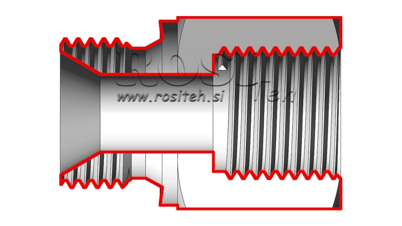 ΥΔΡΑΥΛΙΚΟΣ ΑΔΑΠΤΕΡ ΑΝΔΡΑΣ-ΓΥΝΑΙΚΑ 3/8-16X1,5