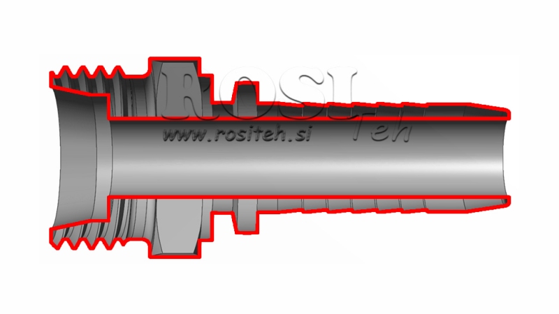 HYDRAULICKÉ PŘIPOJENÍ CEL 22 L S MUŽEM DN19-M30X2