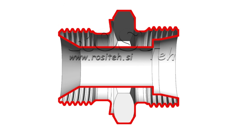 ΥΔΡΑΥΛΙΚΗ ΔΙΠΛΗ ΒΑΛΒΙΔΑ AS10-BSP1/4