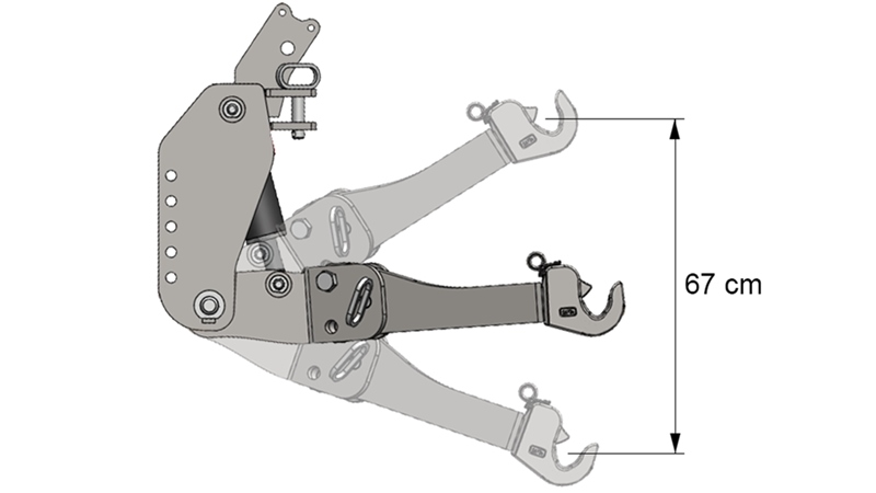 ΜΠΡΟΣΤΙΝΑ ΥΔΡΑΥΛΙΚΑ UNIVERSAL KIT CAT. 3 ΓΙΑ ΤΡΑΚΤΕΡ 2500 KG