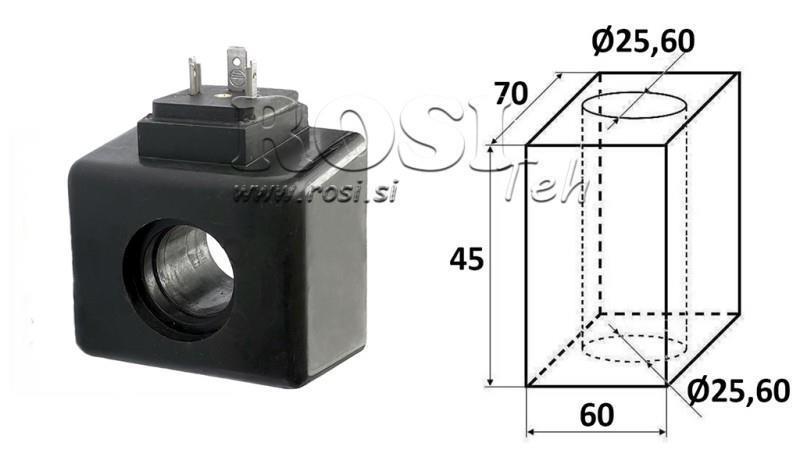 ELEKTROMAGNETICKÁ CÍVKA 230VAC - DS5 - fi 25.6mm-45mm