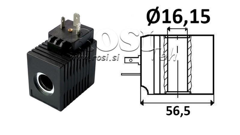 ΗΛΕΚΤΡΟΜΑΓΝΗΤΙΚΗ ΣΠΕΙΡΑ 24V DC - CB12 - fi 16.15mm-52mm 16W