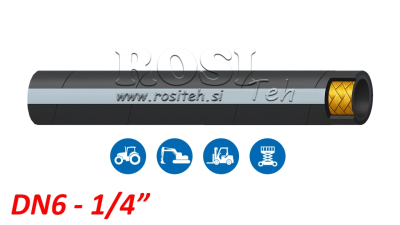 ΥΔΡΑΥΛΙΚΟΣ ΣΩΛΗΝΑΣ DN6 1SN (1/4) 255BAR