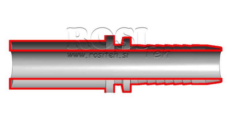 ΥΔΡΑΥΛΙΚΗ ΣΥΝΔΕΣΗ ΣΩΛΗΝΑ ΕΥΘΕΙΑ ΜΕΤΑΒΑΣΗ DN6-d10