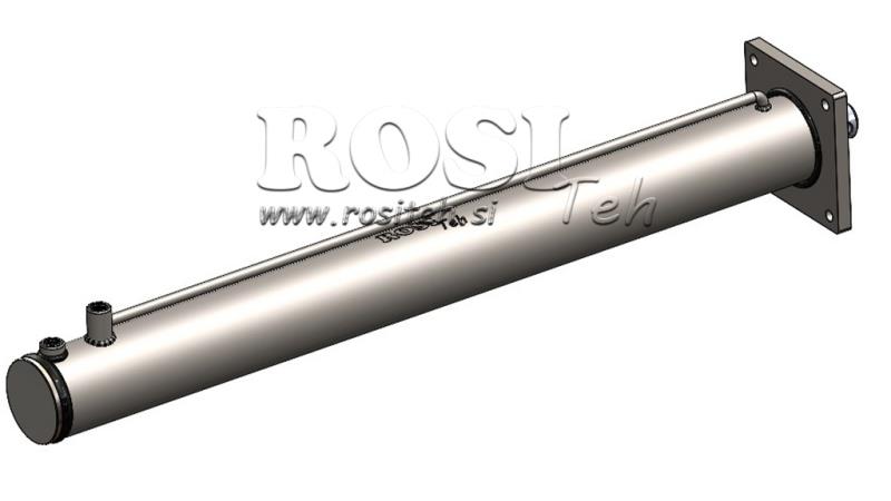HYDRAULISYLINTERI HALKOMAKONEESEEN KIINNITYSLEVYLLÄ100/60-1050 - YLÄLIITÄNTÄ