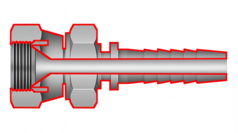 ΥΔΡΑΥΛΙΚΗ ΣΥΝΔΕΣΗ JIS ΙΑΠΩΝΙΚΗ 60° KOMATSU ΘΗΛΥΚΟ DN6-M14X1.5