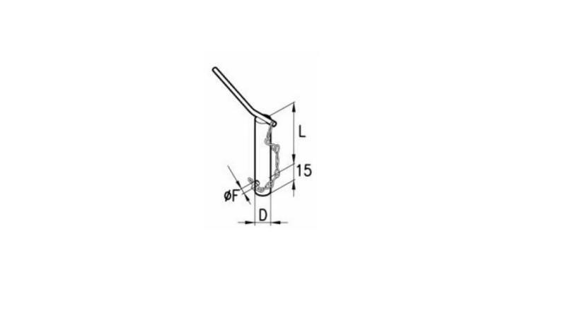 ΑΣΦΑΛΙΣΤΙΚΟ ΚΟΜΜΑΤΙ 25mm L130 -ΔΙΑΣΤΑΣΕΙΣ 