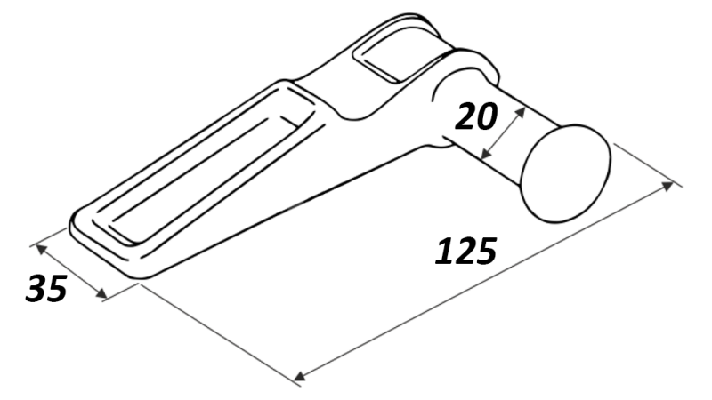 ΣΦΙΓΚΤΗΣ ΓΙΑ ΤΥΠΟ ΠΛΕΥΡΙΚΗΣ ΚΛΕΙΔΩΣΗΣ MAROTTA ΔΕΞΙΑ