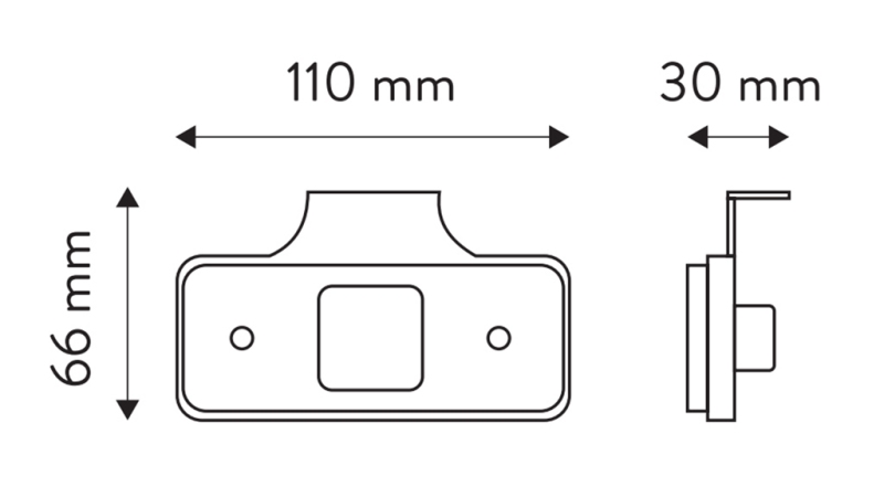 LED OZNAČEVALNA LUČ RDEČA 12V