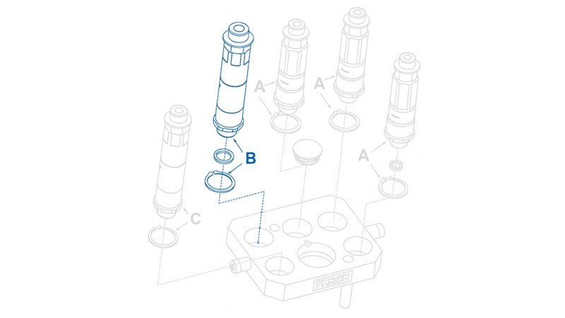ΑΡΣΕΝΙΚΟΣ ΤΑΧΥΣΥΝΔΕΤΗΣ ΓΙΑ MULTI-FASTER 9/16 3PLK 3PLV B ΚΙΝΗΤΟ ΜΕΡΟΣ