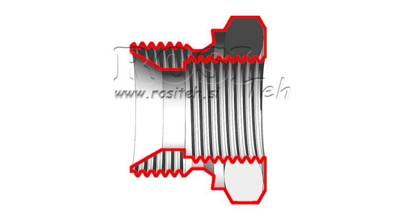 ΥΔΡΑΥΛΙΚΟΣ ΑΔΑΠΤΕΡ MALE-FEMALE 1-3/4