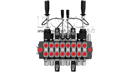 ΥΔΡΑΥΛΙΚΗ ΒΑΛΒΙΔΑ HIAB 8XPC70 + 2X JOYSTICK - ΗΛΕΚΤΡΙΚΟΣ ΕΛΕΓΧΟΣ 12V