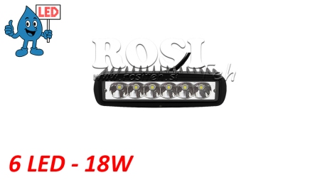 LED PRACOVNÍ SVĚTLO - SVĚTLO 6 LED 18W 12V-24V
