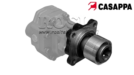 ΠΡΟΣΑΡΜΟΓΕΑΣ P.T.O. ΓΙΑ ΑΝΤΛΙΑ ΧΥΤΟΥ ΣΙΔΗΡΟΥ ASAE ΘΗΛΥΚΟ - 3 ΒΙΔΕΣ