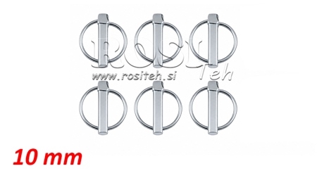 ΑΣΦΑΛΙΣΤΙΚΟ ΣΤΡΟΓΓΥΛΟ ΚΛΙΠ 10 MM (6 ΤΕΜ)