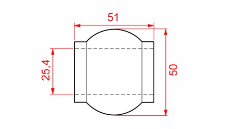 BALL FOR TOP LINK 50/25.4