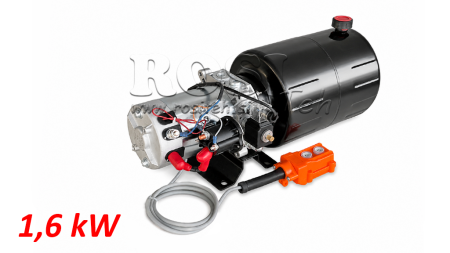 MINI ΥΔΡΑΥΛΙΚΗ ΜΟΝΑΔΑ ΙΣΧΥΟΣ 12V DC - 1.6kW = 2.1cc - 8 λίτρα - μονοφασική μονάδα (μέταλλο)