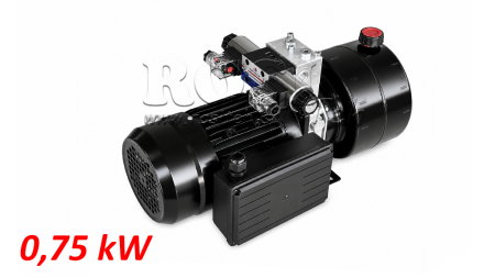 MINI ΥΔΡΑΥΛΙΚΗ ΜΟΝΑΔΑ ΙΣΧΥΟΣ 230V AC (0.75 kW) - 3.7 cc - 5.2 lit/min - δεξαμενή 4 lit