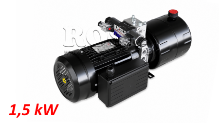 ΜΙΚΡΗ ΥΔΡΑΥΛΙΚΗ ΜΟΝΑΔΑ ΙΣΧΥΟΣ 230V AC (1.5 kW) - 5.8 cc - 8.2 lit/min - δεξαμενή 6 lit