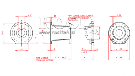 KIT DE CONEXIÓN MOTOR DE GASOLINA + BOMBA HI-LO 16GPM